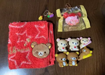 리락쿠마 코리락쿠마 소프트 비닐 마스코트 손수건 거짓말 마스코트