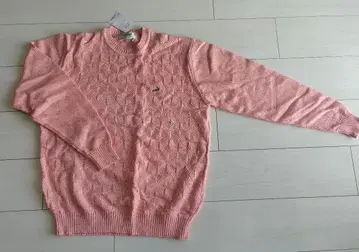 크로커다일 핑크 니트 스웨터 L 사이즈