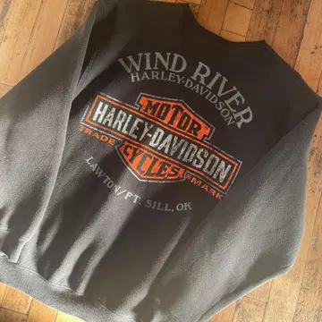 Harley-Davidson 블랙 맨투맨