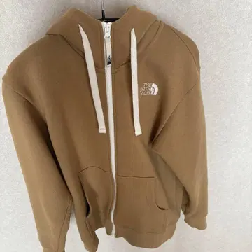 THE NORTH FACE 브라운 후드티 S