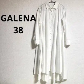 GALENA 셔츠 셔츠 원피스 원피스 새상품급 긴팔 롱