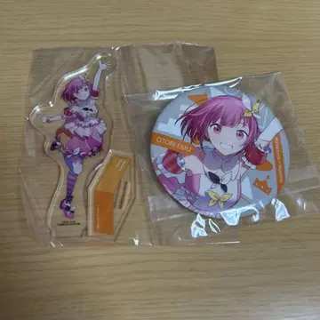 프로세카 호우 에무 아나보 앨범 특전 아크릴 스탠드 캔뱃지 2점 세트