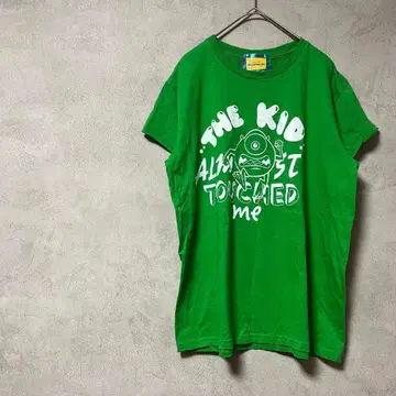 몬스터 주식회사 T셔츠 반팔 그린 계열 봄/여름 캐릭터 디즈니 픽사