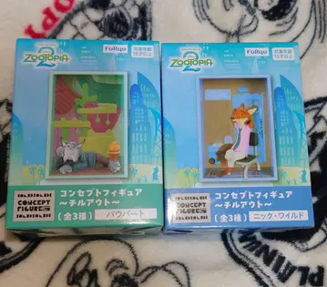 주토피아2 컨셉 피규어 칠아웃 파우버트 닉
