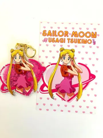 세일러문 아크릴 키링 + 엽서 세일러문 스토어