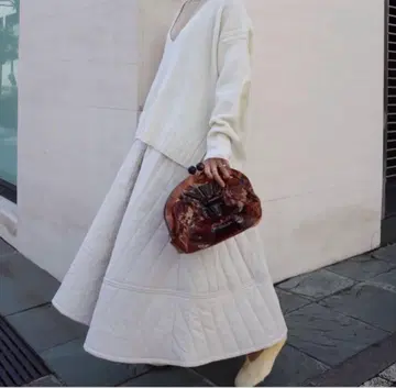 machatt 엘보 패치 포함 V넥 긴팔 니트