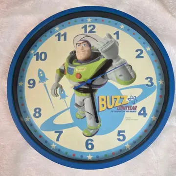 정크제품 버즈 라이트이어 벽시계 약 30cm 레어 희귀! 토이스토리