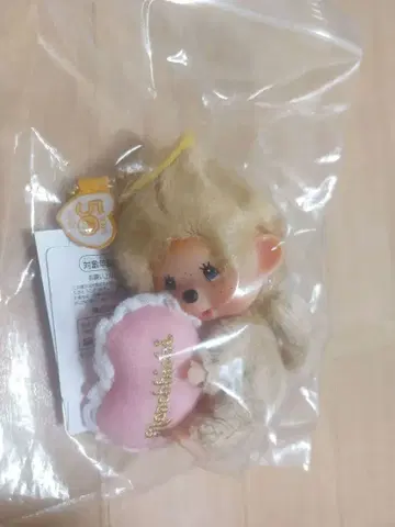 택 포함 새상품 러브 해피 엔젤 몽치치 얼굴 큰 SS 키체인