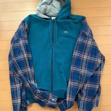 LACOSTE 후드 부착 후드티 리메이크
