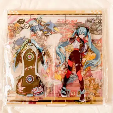 소닉 레이싱 크로스 월드 x 하츠네 미쿠 아크릴 디오라마 아크릴 스탠드