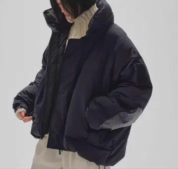 택 포함 TODAYFUL 몬스터 다운 재킷 블랙 36