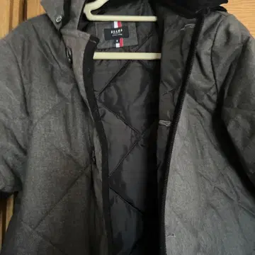 BEAMS HEART 퀼팅 자켓 그레이