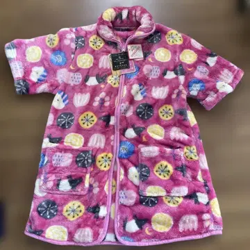 미사용 새상품 온기 칠부 소매 가운 코지마 섬유