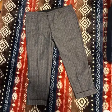 트위드 팬츠 울 더블