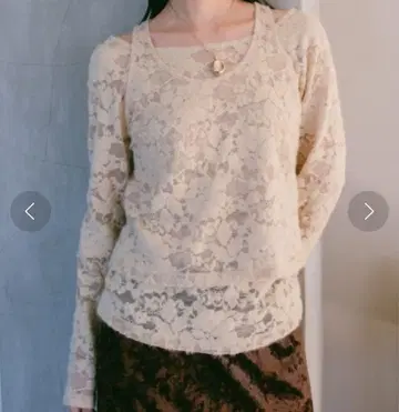 [ 가격 인하 가능 ] sahara 레이어드 레이스 탑