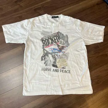 roarguns LOVE AND PEACE 셔츠