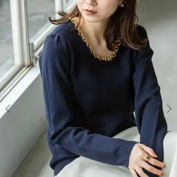 noble GOLD 체인 니트