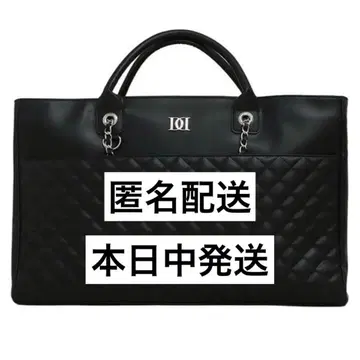 darich DD 퀼팅 와이드 멀티 토트백 BLACK