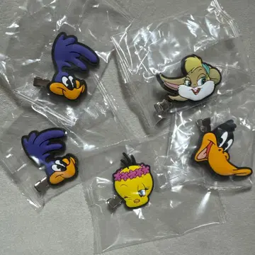 루니툰 헤어 클립 캡슐 헤어 클립 트위티