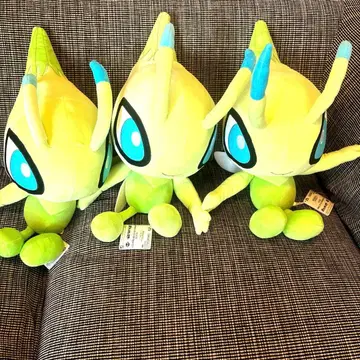 포켓몬 메챠모후굿토 컬러 셀렉션 봉제 인형 green 세레비 3개