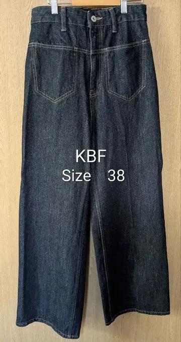 KBF 스트레이트 데님 사이즈 38