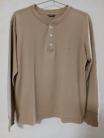 에디 바우어 헨리넥 긴팔 티셔츠 베이지