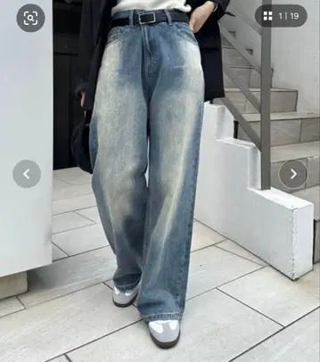 mystic 오버 다이 데님