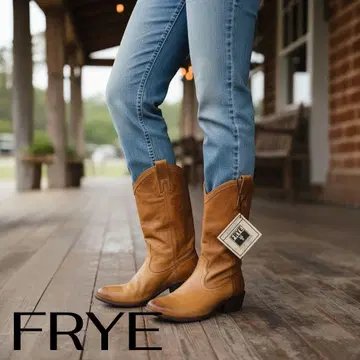 FRYE 플라이 브라운 웨스턴 부츠