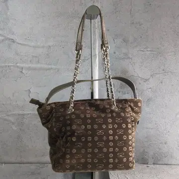 [ SAVOY ] 사보이 택 포함 체인 올 패턴 컬러풀 포켓 토트백