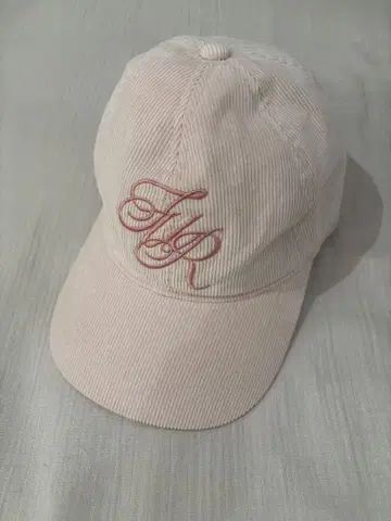 furfur 핑크 코듀로이 캡