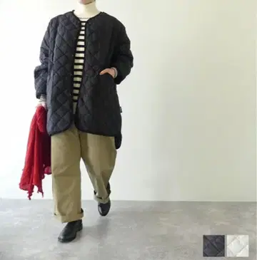 [오늘까지만 판매] Gymphlex(짐플렉스) 퀼트 다운 컬러리스 코트