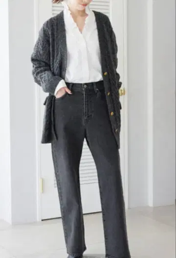 슬로브 이에나 Le Denim 스트레이트 데님 38