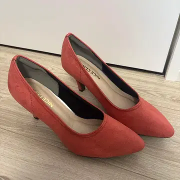 NICE CLUP 스틸레토 펌프스 24.0cm 오렌지