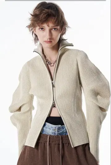 josemoon ESCARGOT SLEEVE KNIT