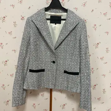 연말 SALE UNTITLED 트위드 자켓 3 코튼 소재 빅사이즈