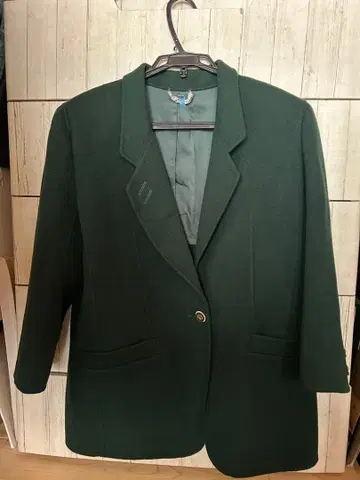 라울 핸드메이드 다크 그린 테일러드 자켓