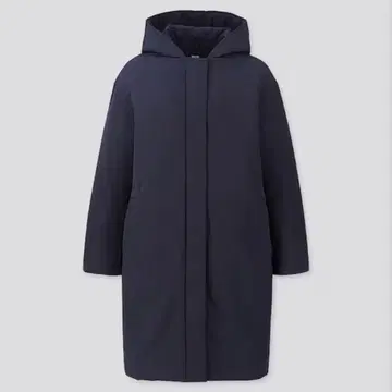 컨디션 최상 유니클로 하이브리드 다운 코쿤 코트