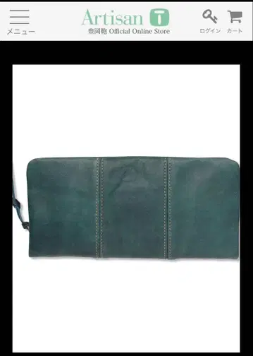 스페인 카프 소가죽 수축 가공 라운드 지퍼 장지갑 토요오카 지갑