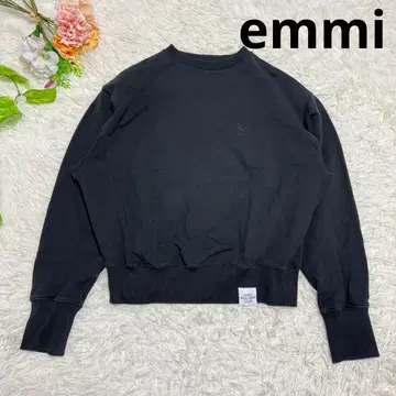 [ 에미 ] 새상품급 트레이닝복 자수 로고 블랙 프리 사이즈 여성용