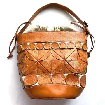 [ 새상품급 ] genten 겐텐 카테드랄 윈도우 버킷형 토트백 레어