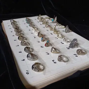 실버제 반지 세트 다양한 디자인