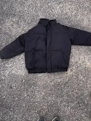 블랙 다운 자켓