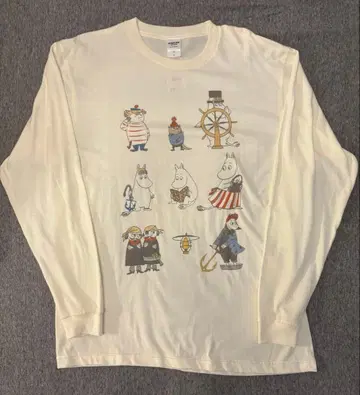 한정판 롱 티셔츠 무민