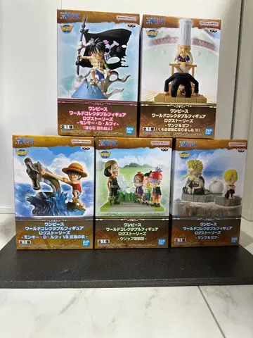 원피스 월드 컬렉터블 피규어 5개 세트 묶음 판매