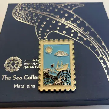 오사카 간사이 엑스포 카타르 파빌리온 핀 배지