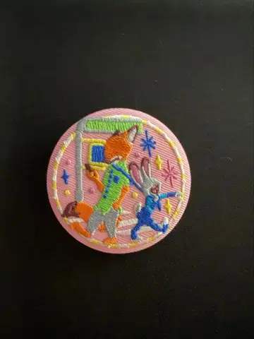 디즈니 자수 캔배치 주토피아