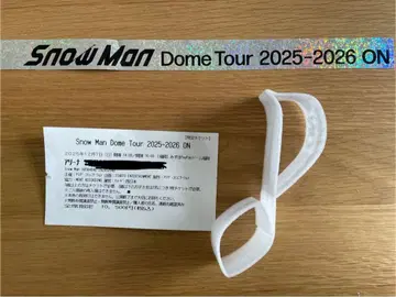 SnowMan ON 아레나 반권 은색 테이프 음표 낙하물