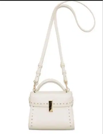 비쥬 스터드 포쉐트 셀포드 숄더백 아이보리