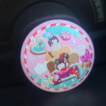 Biscuit2 자수 캔배치 디즈니 슈가 러쉬