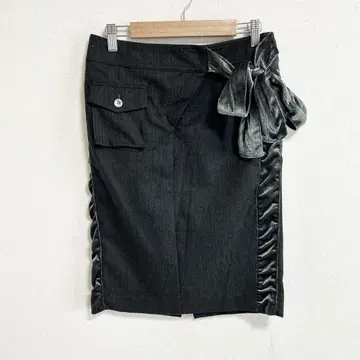 A522 SRIC 슬릭 타이트 스커트 허리 장식 벨트 S